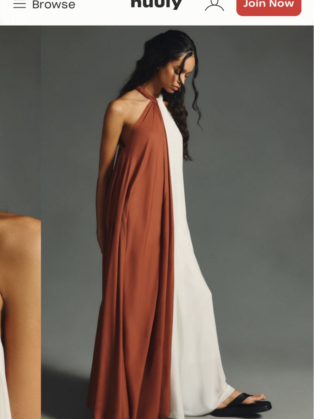 Full Length Boho Halter Dress Perfect For Prom, Wedding. Mother of Bride